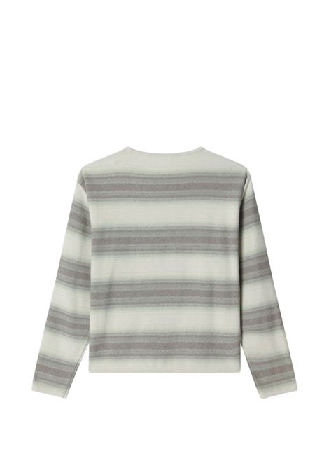  AURALEE | A26SP02GBLIME GRAY STRIPE